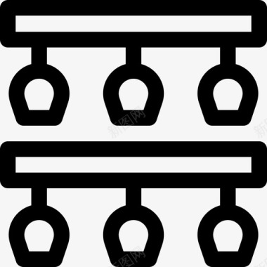 瓶架5号吧台线性图标图标
