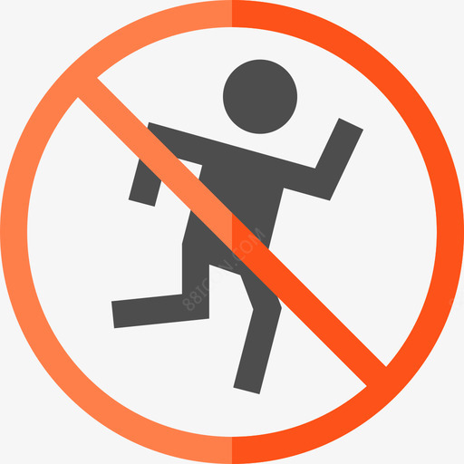 禁止跑图标图片
