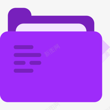 150文件夹业务150扁平图标图标