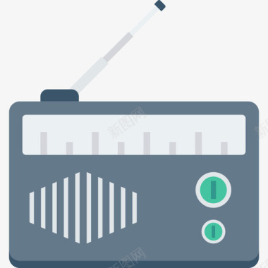 收音广播收音机旅游公寓图标图标