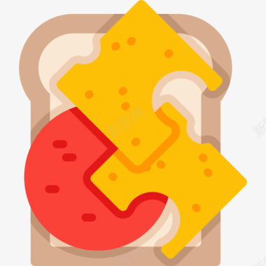 奶酪面包早餐3无糖图标图标