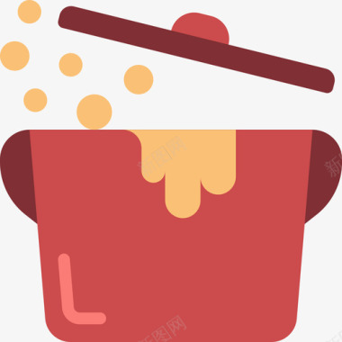 汤美食6平淡图标图标