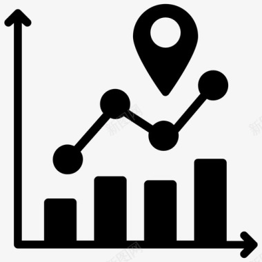研究数据位置分析数据分析数据可视化图标图标