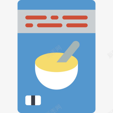 麦片粥美食5平淡图标图标