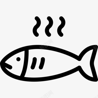 鱼动物水图标图标
