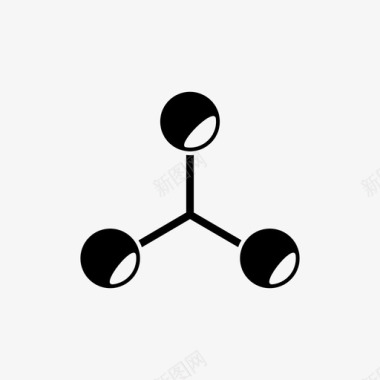 活性分子分子原子电子图标图标