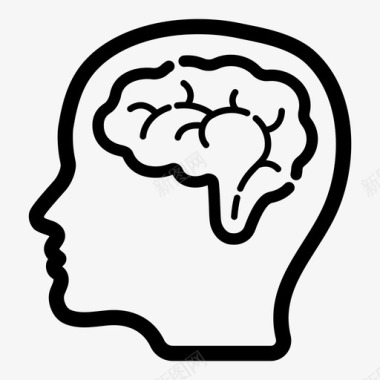 人长久智力大脑头脑图标图标