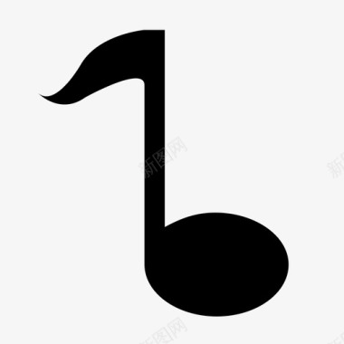 彩绘音符音符声音音调图标图标