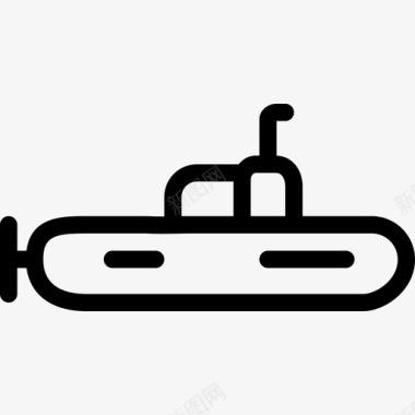 海下潜艇潜艇运输34直线型图标图标