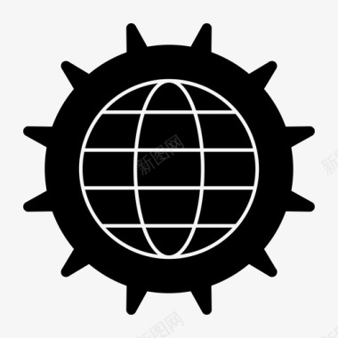 服务赢世界全局internet联机图标图标