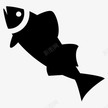 大西洋银赛德动物鱼图标图标