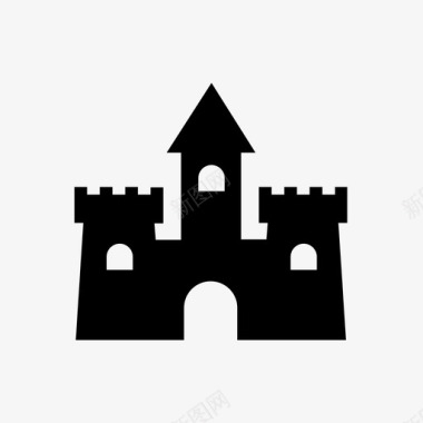 方特魔法城堡城堡堡垒魔法图标图标