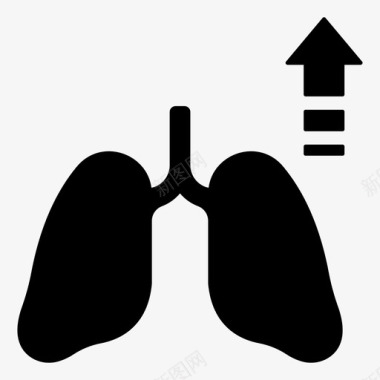 格斗训练肺活量增长呼吸增加图标图标