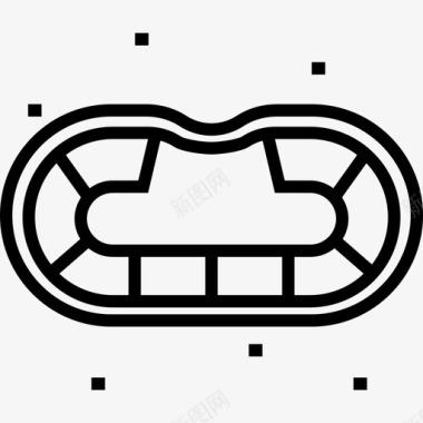 唐桌扑克桌赌场15直线型图标图标