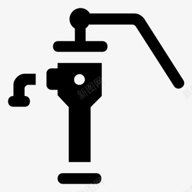 手泵乡村泵地下水图标图标