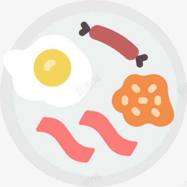 早餐美食6套餐图标图标