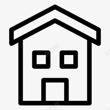 2018年小屋家房子图标图标