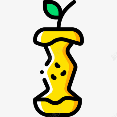 苹果美食3黄色图标图标