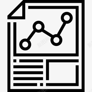 科技公司网页分析网页38线性图标图标