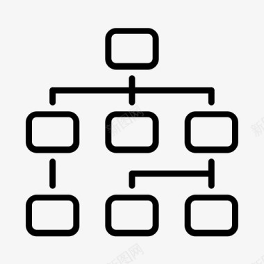 人体结构轮廓图表图表层次结构计划图标图标