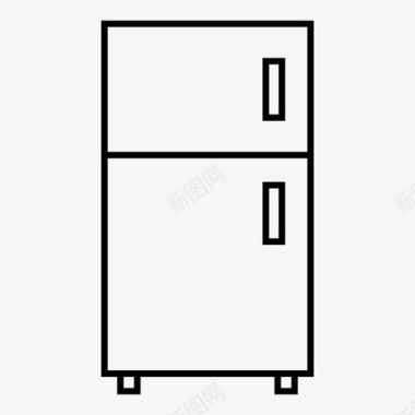 便利帖png冰箱厨房便利设施图标图标