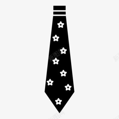 时尚标志领带时尚领口图标图标