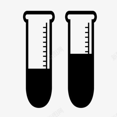 考试答题卡试管科学玻璃图标图标