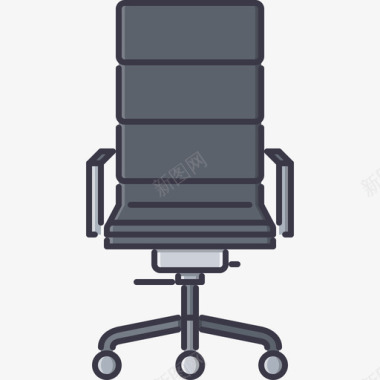 桌椅家具51彩色图标图标