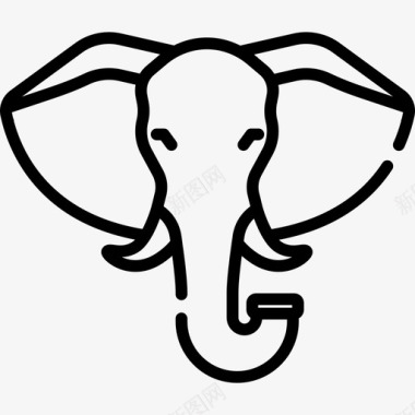 大象野生动物园8直系图标图标