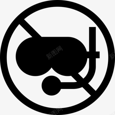 通气管信号禁止2填充图标图标