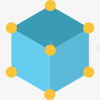 三角形立方体立方体创意工艺39平面图标图标