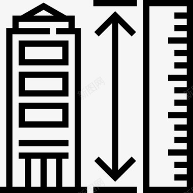 信贷工程矢量图建筑土木工程师2直线图标图标