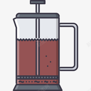 机械工业出版社法国出版社咖啡馆2彩色图标图标