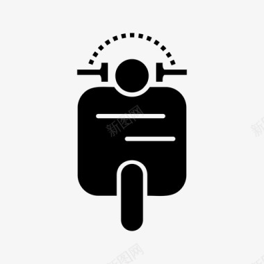 11种滑板车自行车摩托车图标图标