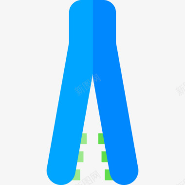 扁平医疗镊子医疗器械扁平图标图标