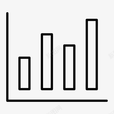 电视台报表条形图分析仪表板图标图标