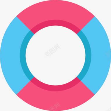救生圈矢量图救生圈水上锦标赛3平的图标图标
