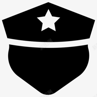 军帽安全帽士兵帽图标图标