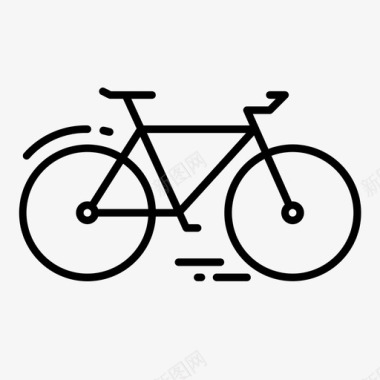 自行车城市交通工具图标图标