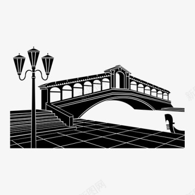 悬挂里亚尔托大桥出售不图标图标