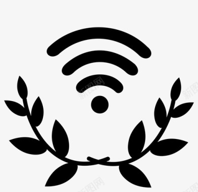 出色的wifi证书连接图标图标
