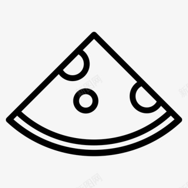披萨饼快餐热披萨图标图标