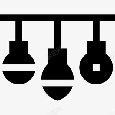 圣诞LED灯灯圣诞装饰品3填充图标图标