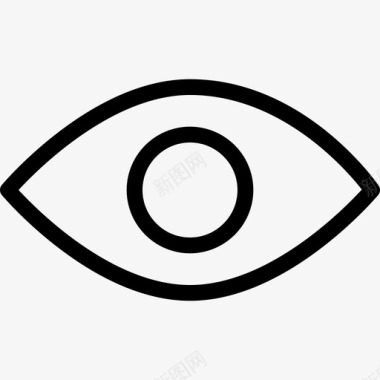 眼睛器官瞳孔图标图标