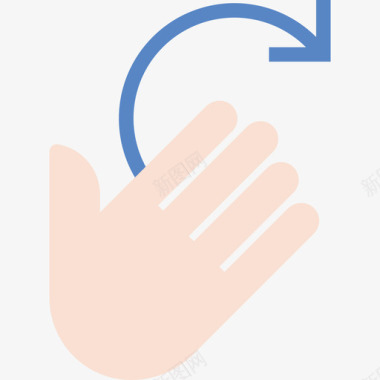 向左旋转旋转手势9其他图标图标