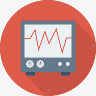 心电心电图医学50循环图标图标