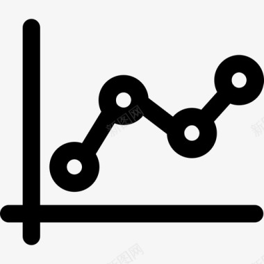 航线图折线图杂项16线性图标图标