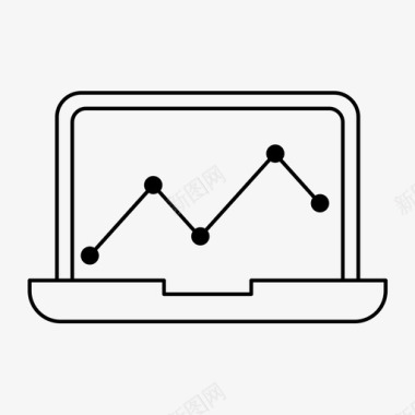 商务信息统计图表分析和统计图表计算机图标图标