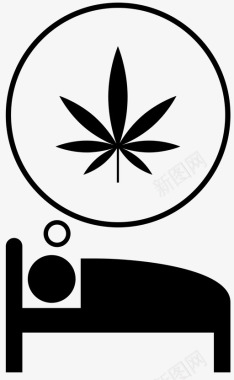 梦幻大麻大麻睡眠图标图标