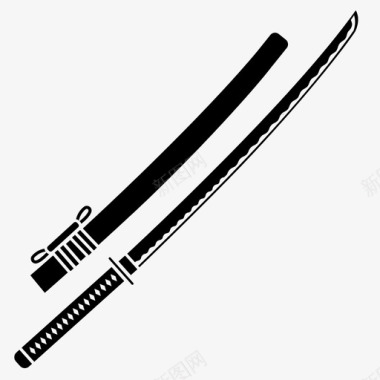 日本武士刀日本武士剑图标图标